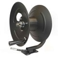 Interstate Pneumatics 3/8 Inch x 100 Feet Steel Hose Reel with Swivel Fitting / Mounting Bracket and 3 Feet Pigtail PW7190